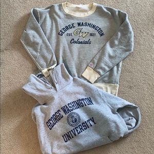 Size M George Washington university sweatshirts